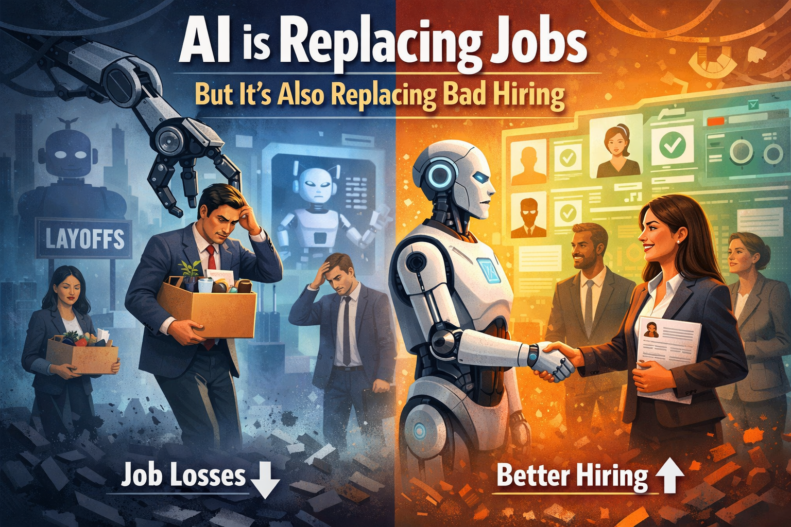 AI Is Replacing Jobs — But It’s Also Replacing Bad Hiring